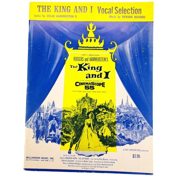 Vintage The King And I Vocal Selection Rodgers Hammerstein Sheet Music Song Book - Picture 1 of 8
